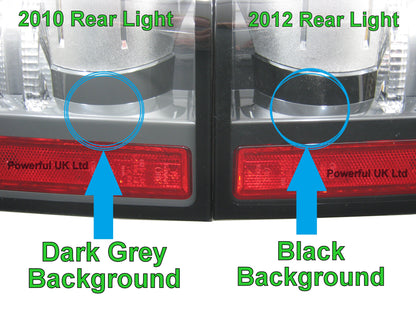 2012 LED UK Spec Genuine Rear Light (Black Inside) for Range Rover L322 2012+ - LEFT LH