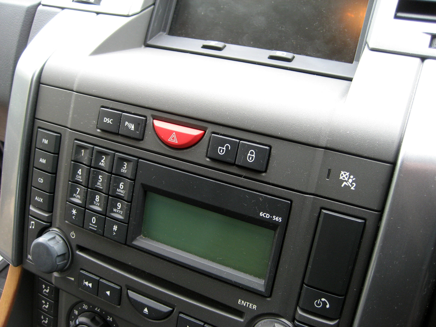 Hazard Panel (2+2 Type) - Black Piano for Range Rover Sport