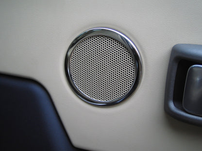 Speaker Ring Covers Stainless (Pair) for Range Rover L322