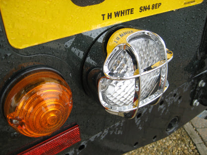 Rear Light Guard Chrome for Land Rover Defender NAS lamp