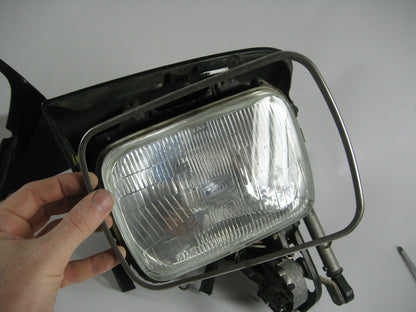 Crystal Square Headlights Toyota MR2 (Pair) H4 with E Mark - RHD