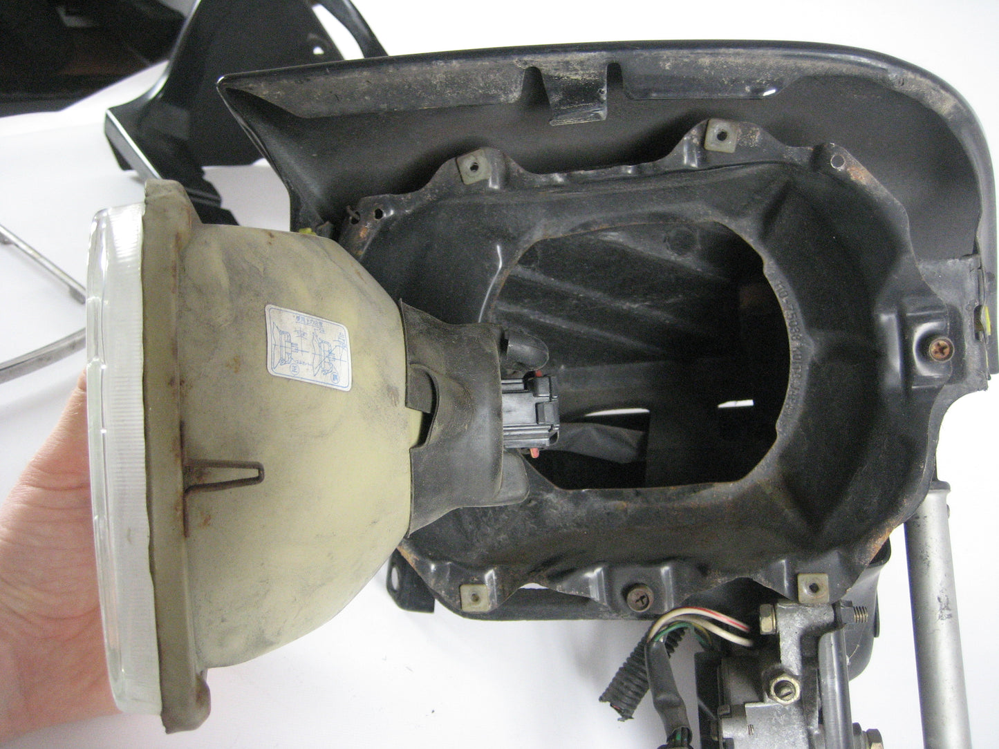 Crystal Square Headlights Toyota MR2 (Pair) H4 with E Mark - RHD