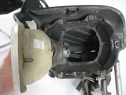 Crystal Square Headlights Toyota MR2 (Pair) H4 with E Mark - RHD