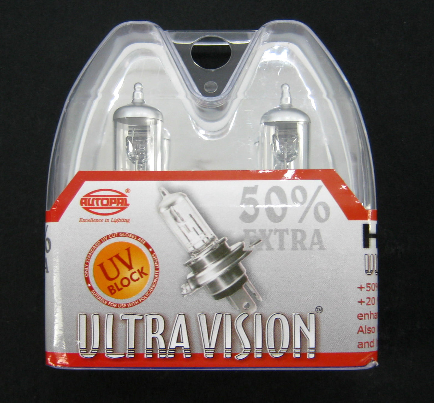 H4 Halogen Headlight Bulbs - 60W/55W Ultra-White - PAIR for Toyota Hilux M3