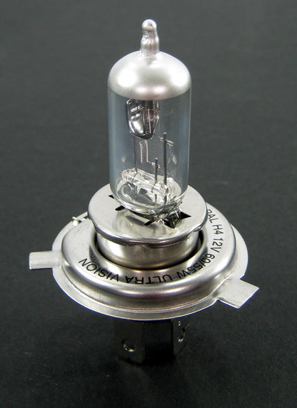 H4 Halogen Headlight Bulbs - 60W/55W Ultra-White - PAIR for Toyota Hilux M3