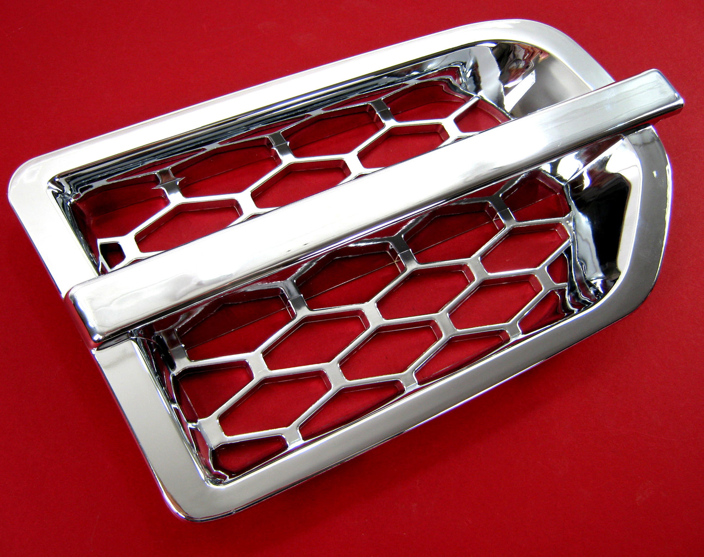 Side Vent Assembly D4 Style - Chrome - for Land Rover Discovery 3