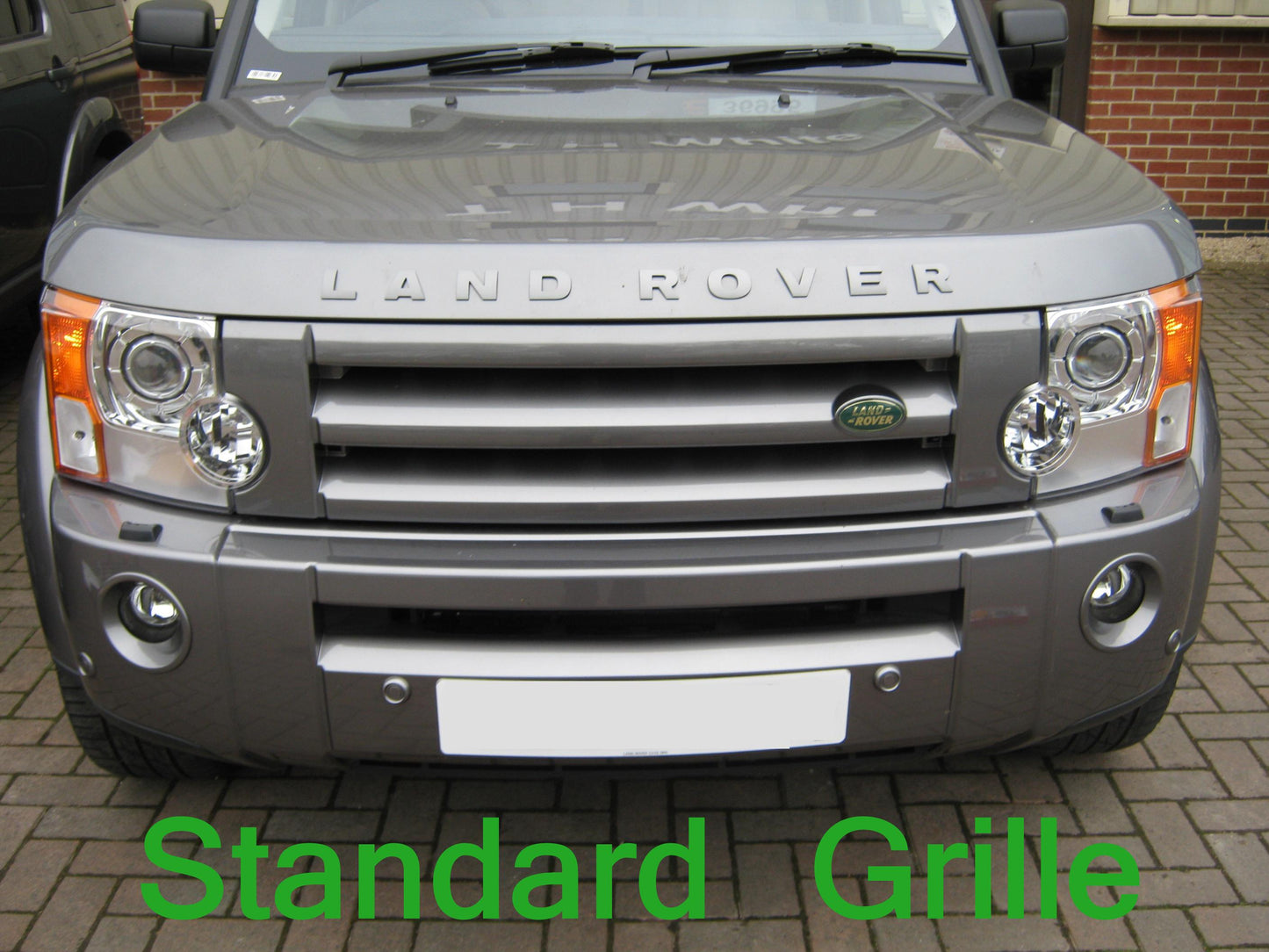 Supercharged Style Front Grille in Chrome for Land Rover Discovery 3