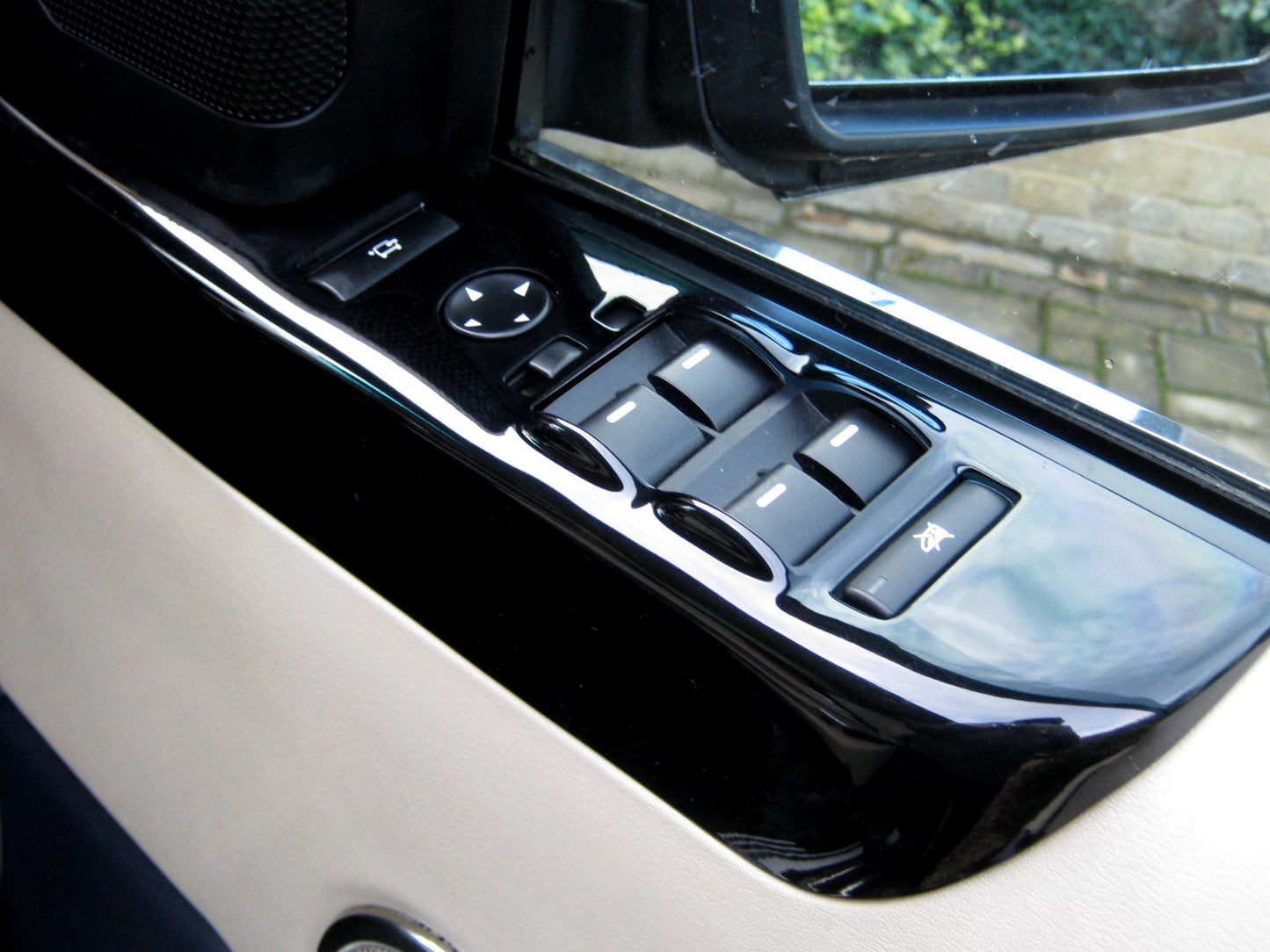Interior Fascia Cover Kit (9pc)  for Range Rover L322 - Black Piano