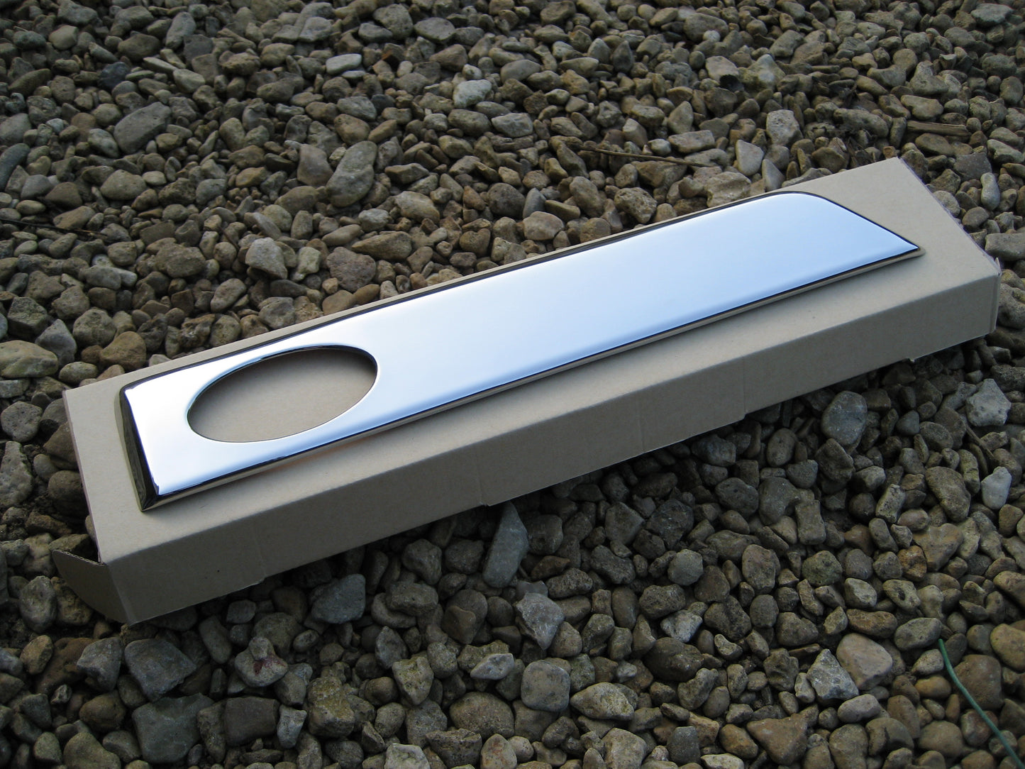 Tailgate Light Housing Cover - Stainless Steel (Front Face) - for Land Rover Discovery 3