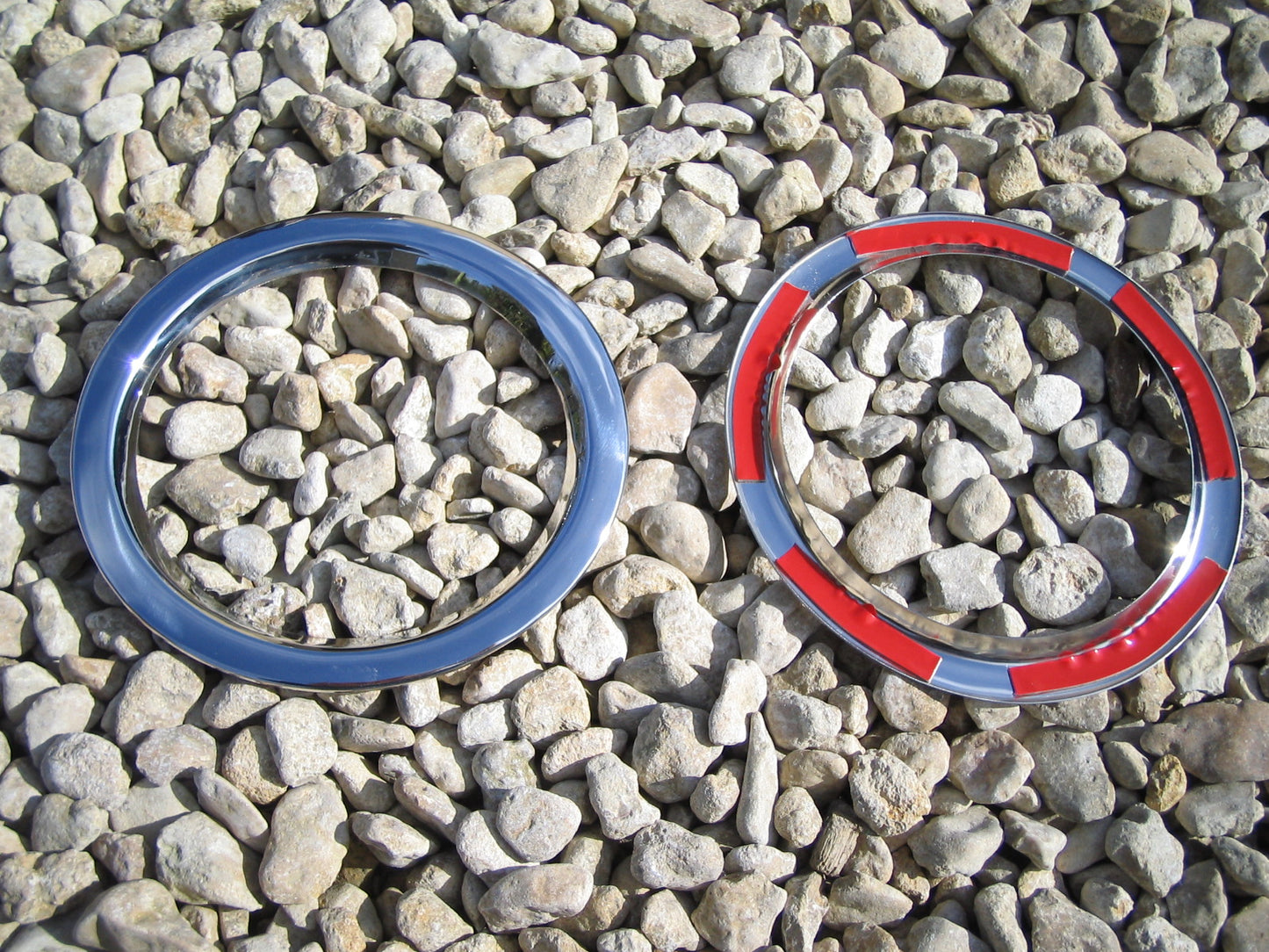 Fog Lamp Surrounds - Stainless Steel - for Nissan Navara D40