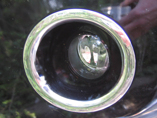 Fog Lamp Surrounds - Stainless Steel - for Nissan Navara D40