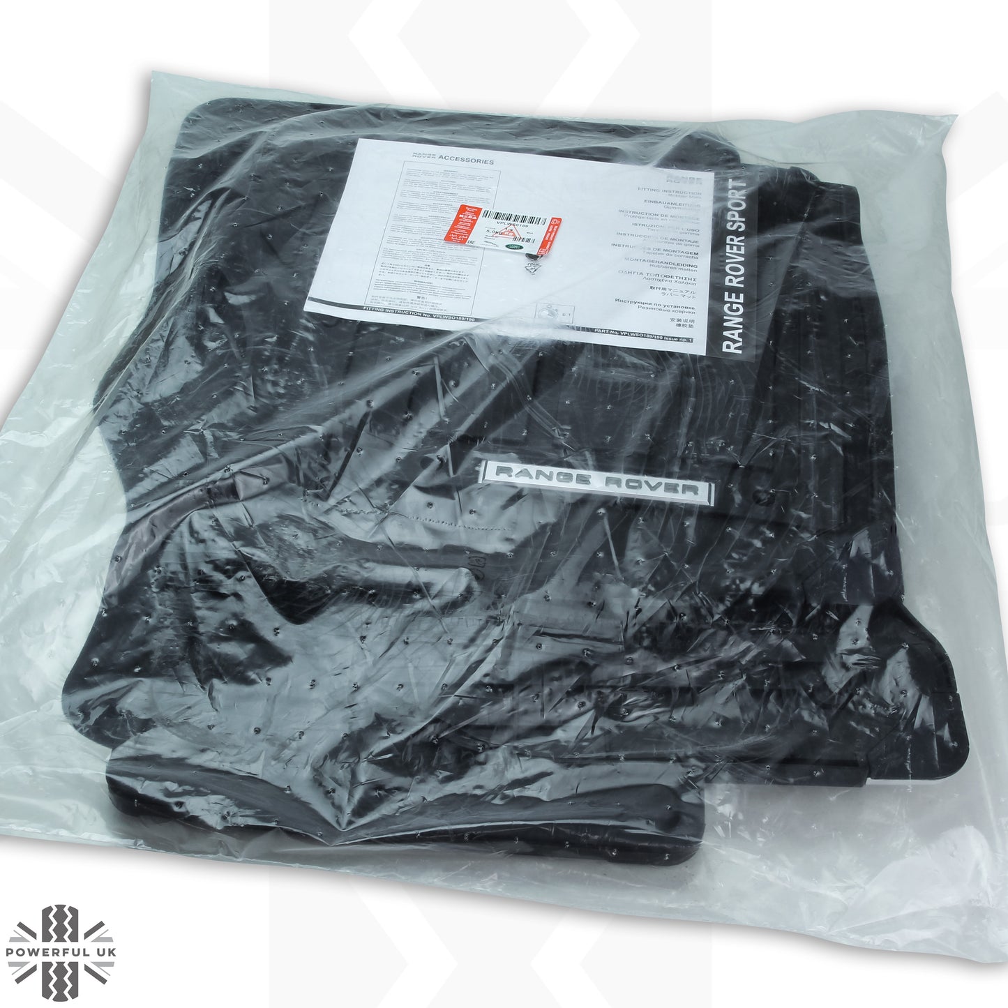 Rubber Floor Mat Set (Genuine) - RHD - for Range Rover Sport L494