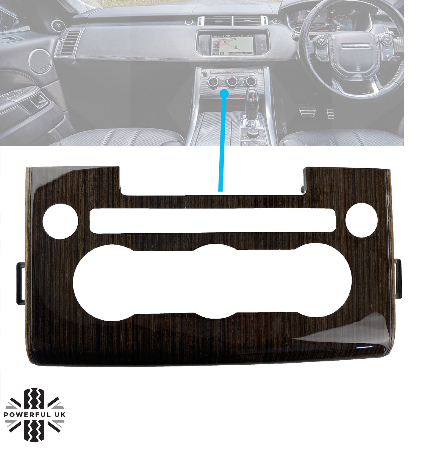 Interior Trim Kit - Zebrano Wood - RHD for Range Rover Sport L494 (2014-17)