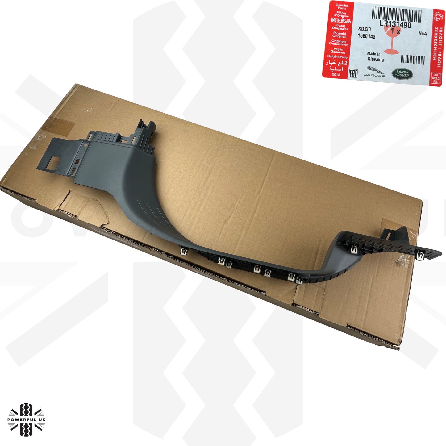 Genuine Scuff Plate for Land Rover Defender L663 Grey - Rear Right