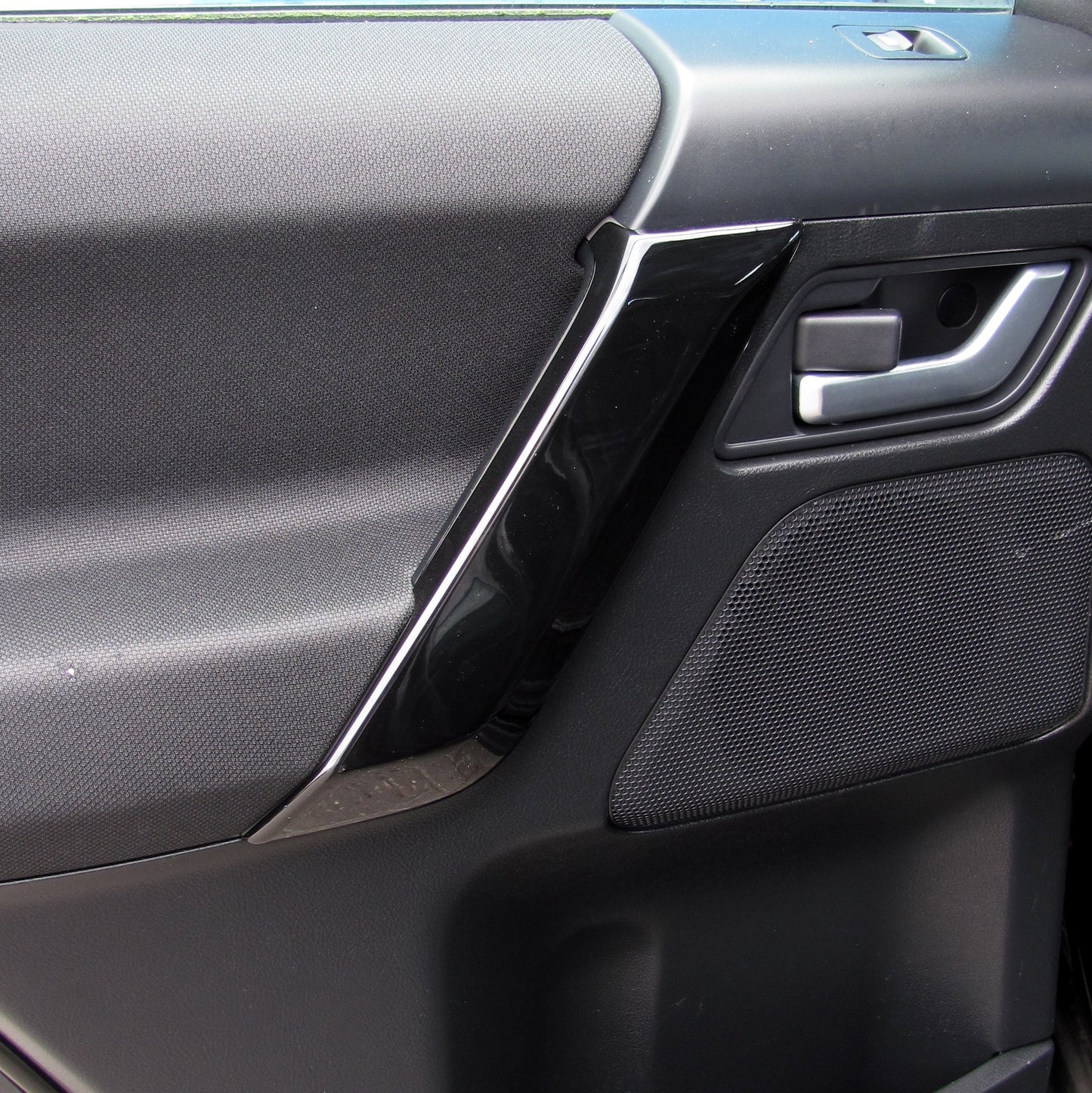 Interior Door Pull Covers (4 pc) - Gloss Black - for Land Rover Freelander 2