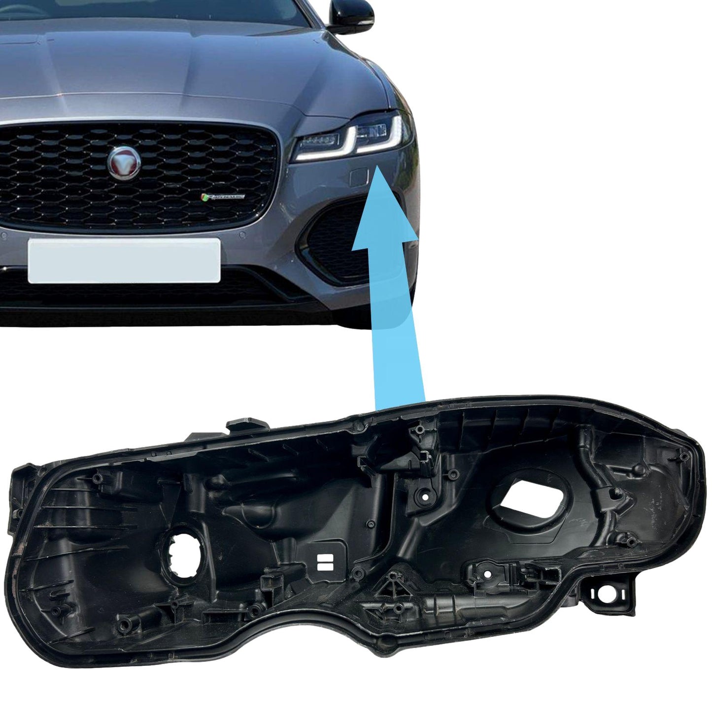 Replacement Headlight Rear Housing for Jaguar XF 2020+ - LH