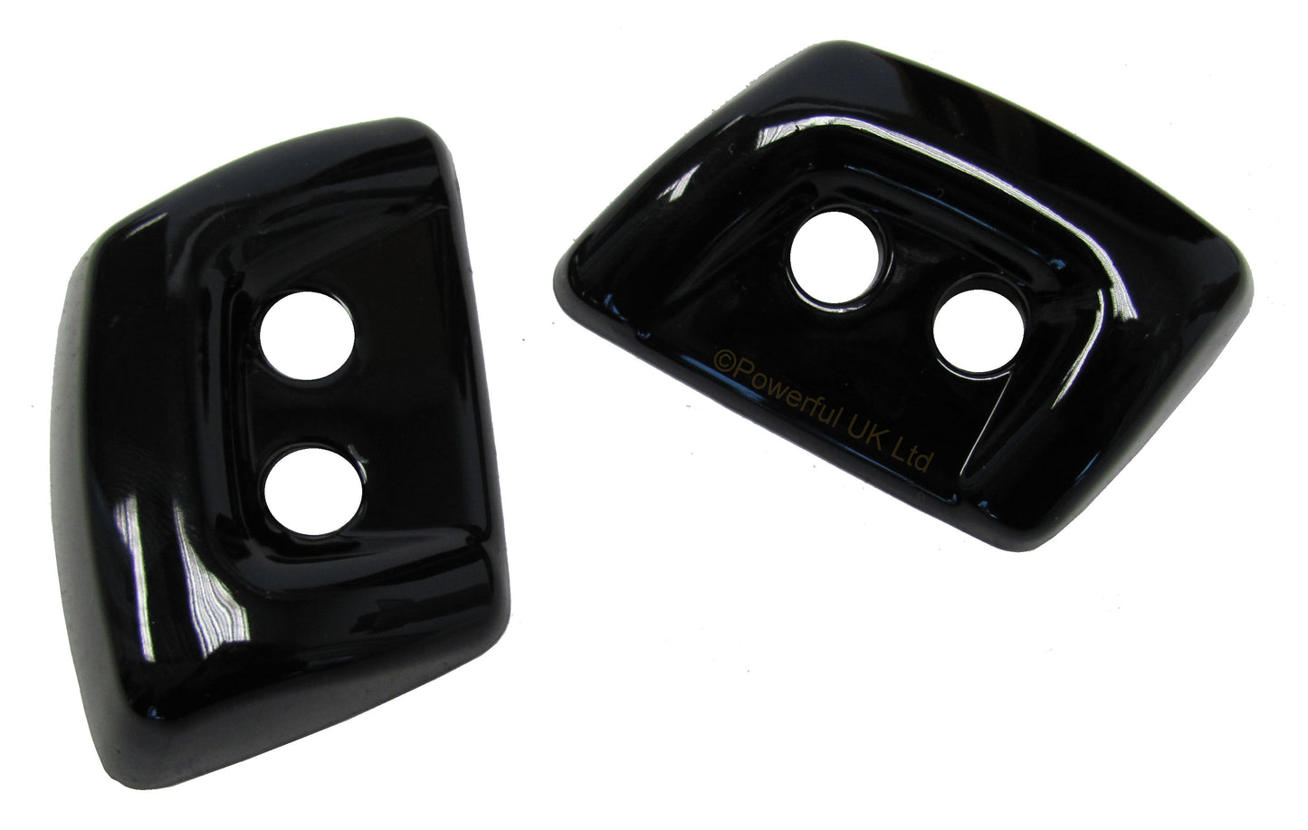 Headlight Washer Jet Covers for Range Rover Sport 05-09 in Java Black