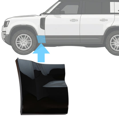 Gloss Black Lower Door Moulding for Land Rover Defender L663 - L1