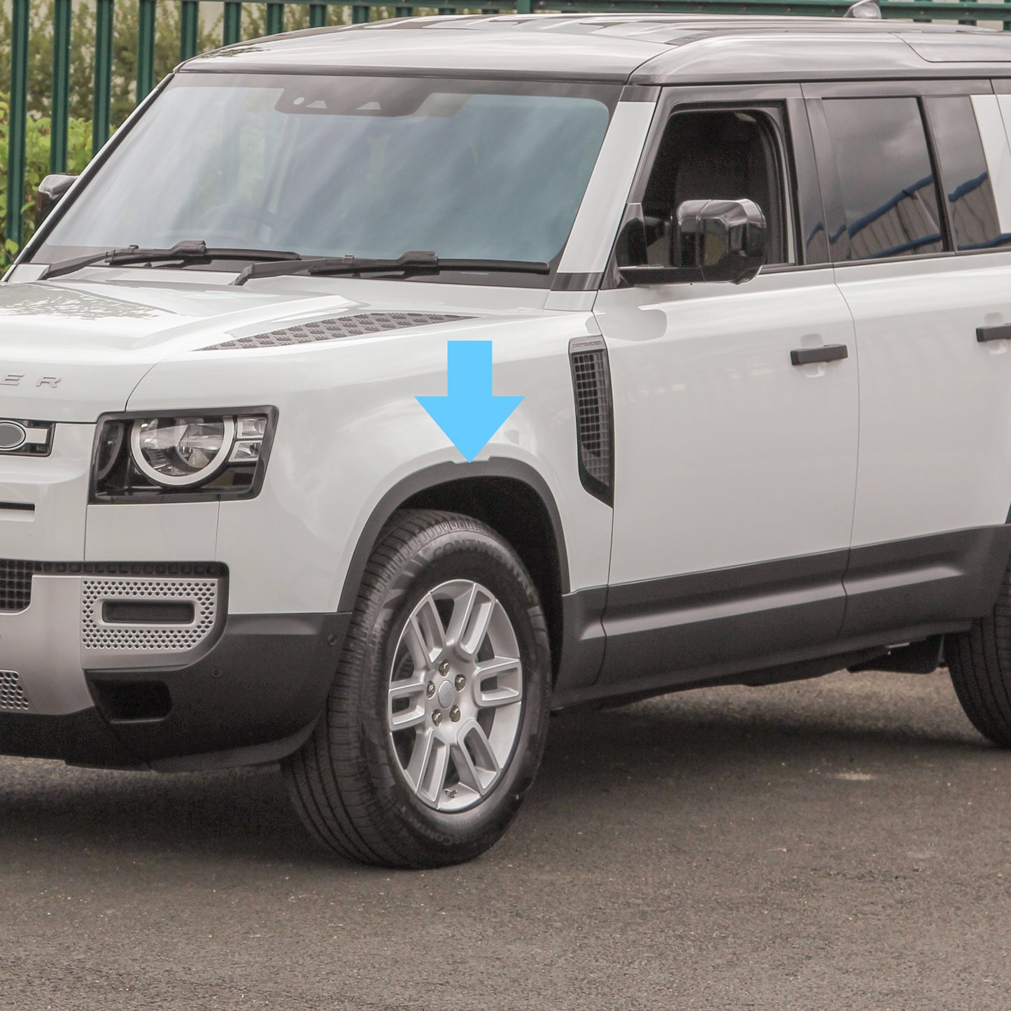 Wheel Arch Section - Standard Width - Front Left (L1) for Land Rover Defender L663 - Gloss Black