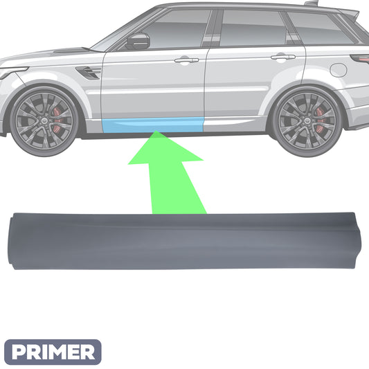 Lower Door Moulding in Primer - Left Front Door Section - for Range Rover Sport L494