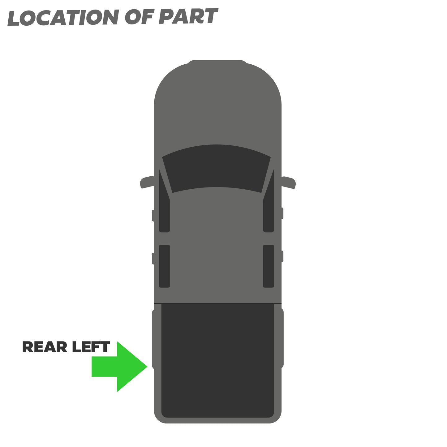 Rear Left Mudflap for Nissan Navara D40