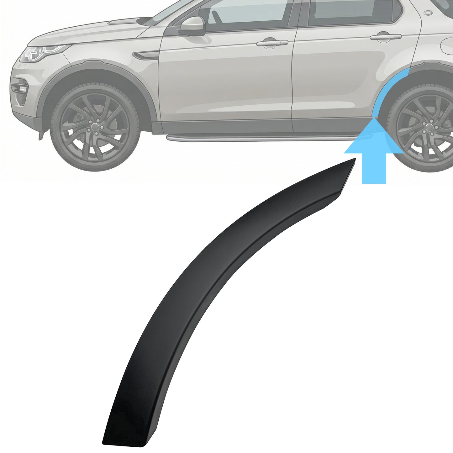 Rear Passenger Door Wheel Arch Trim for Land Rover Discovery Sport - Left