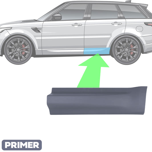 Lower Door Moulding in Primer - Left Rear - for Range Rover Sport L494