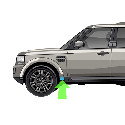 Front Left Wheel Arch End Cap 'Back End' for Land Rover Discovery 4