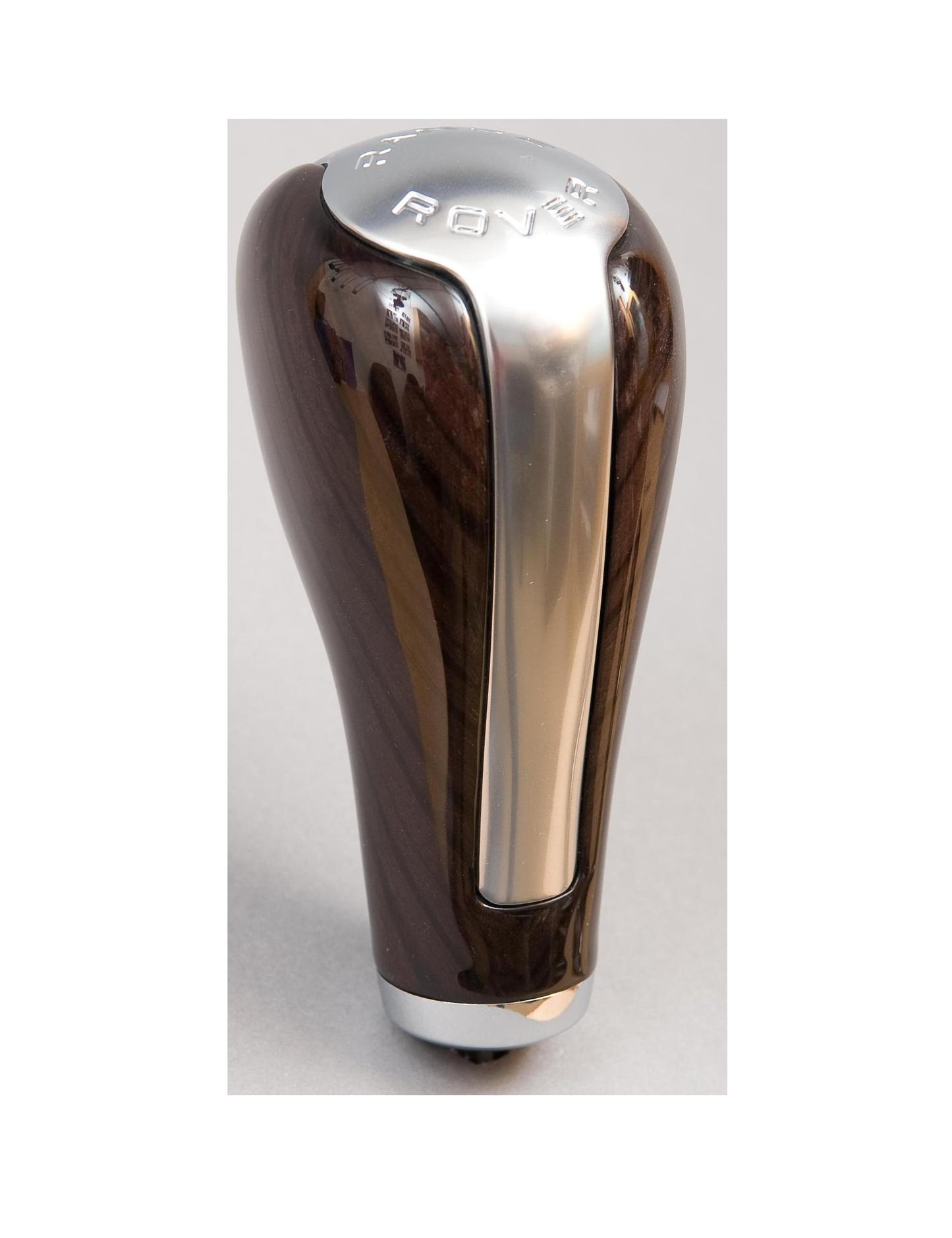 Gear Knob - Zebrano + Chrome Insert for Range Rover Sport