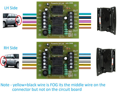LED Rear Light Wiring Fix Kit for Range Rover L322 (02-09 cars)