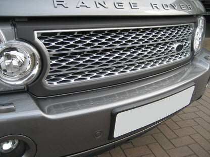 "Supercharged Style" Grille for Range Rover L322 05-09 - Grey + Silver