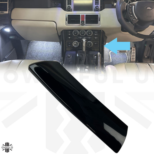Centre Console Dash Pillar Black Piano for Range Rover L322 - Right
