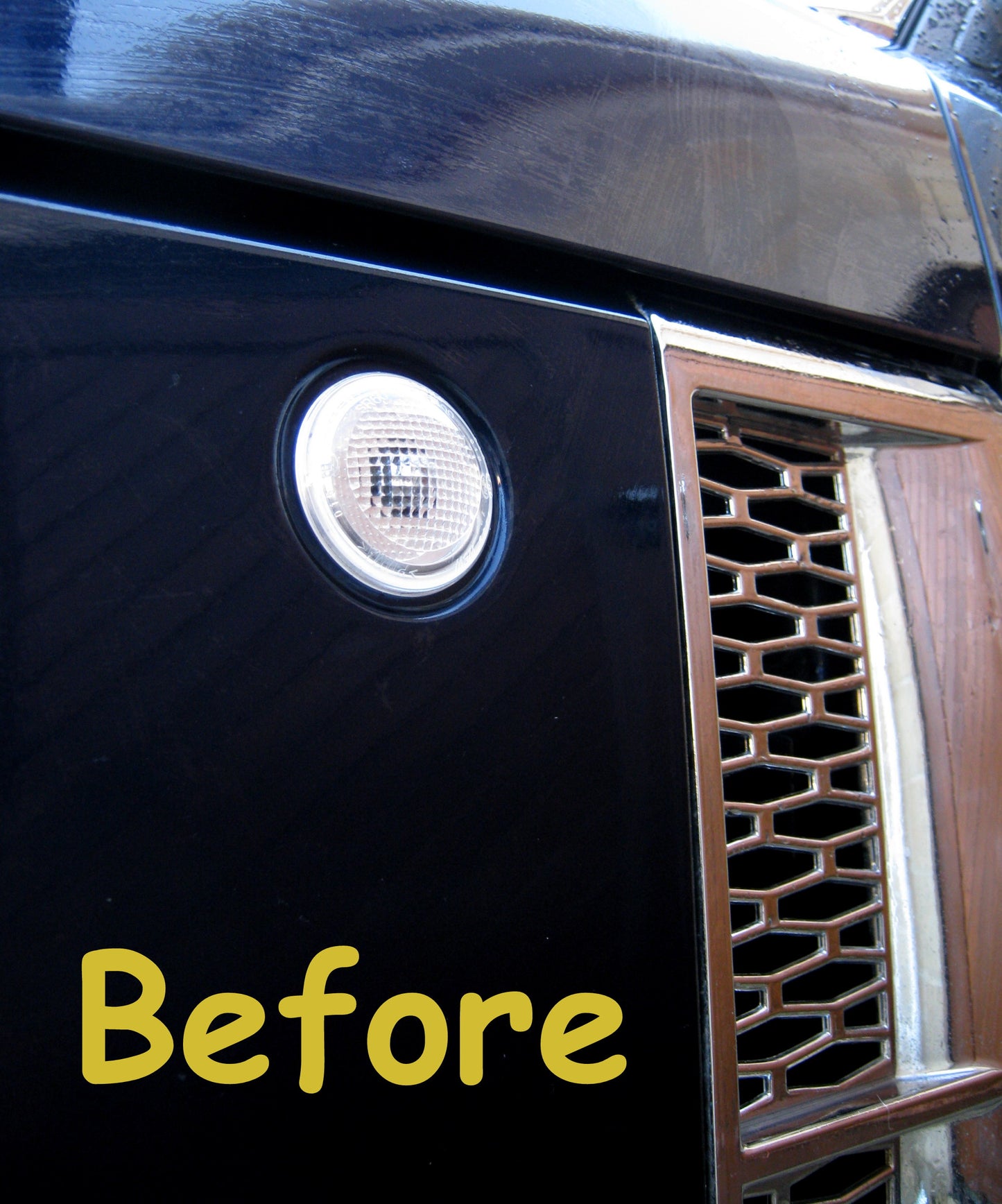Chrome "Winged" Side Repeater Surrounds for Range Rover L322