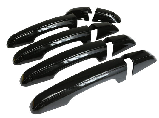 2pc "HSE Luxury Style" Door Handle Covers for Land Rover Discovery 5 - Black/Black