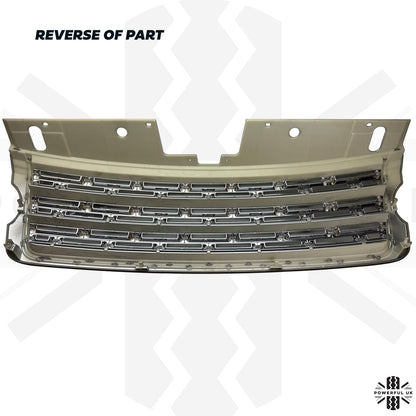 SV Autobiography Style Black/Chrome/Grey Front Grille for Range Rover L405