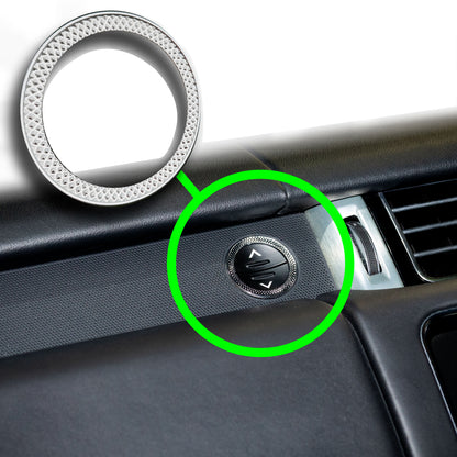 Chrome Metal Glove Box Button Surround Trim for Range Rover L405
