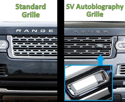 SV Autobiography Style Black/Chrome/Grey Front Grille for Range Rover L405