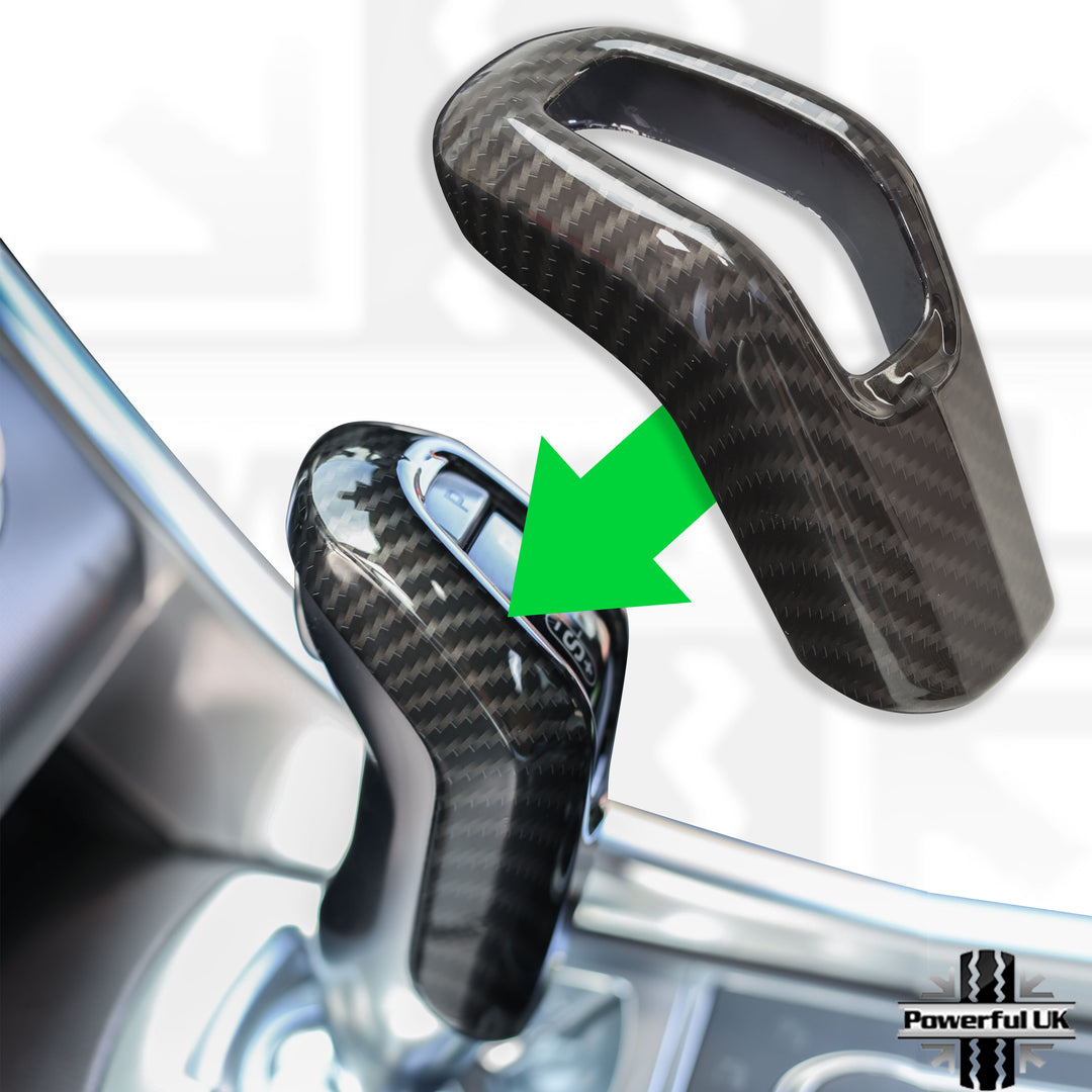 gear stick covers Carbon Fibre Effect Gear Lever Selector Trim Cover to fit Range Rover – Powerful UK