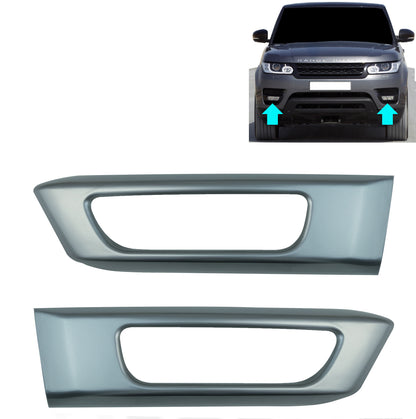 Silver Fog Lamp Surrounds for Range Rover Sport L494 2014-17