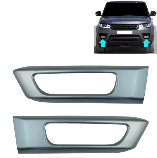 Silver Fog Lamp Surrounds for Range Rover Sport L494 2014-17