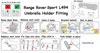 Umbrella Holder for Range Rover Sport L494