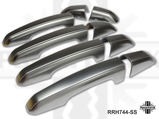 2pc "HSE Luxury Style" Door Handle Covers for Land Rover Discovery Sport - Silver/Silver