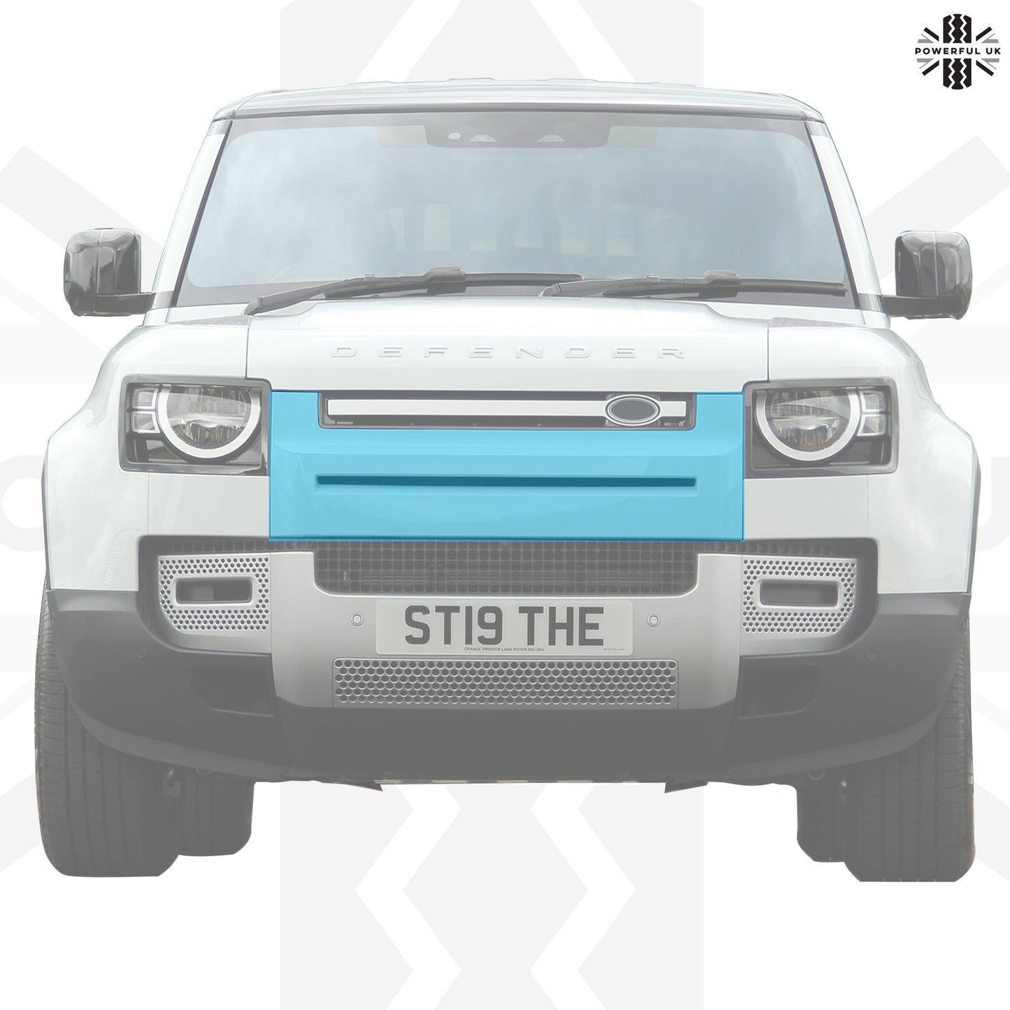 Front Bumper Grille Moulding for Land Rover Defender L663