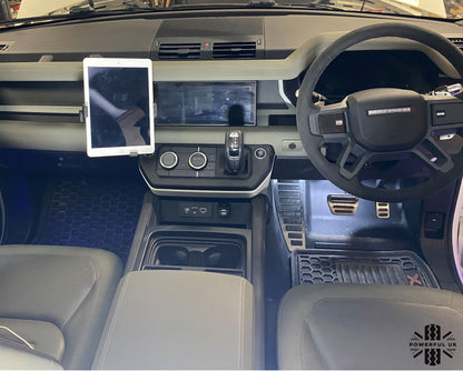 Dash Tablet Holder Mount with 1" ball head for Land Rover Defender L663