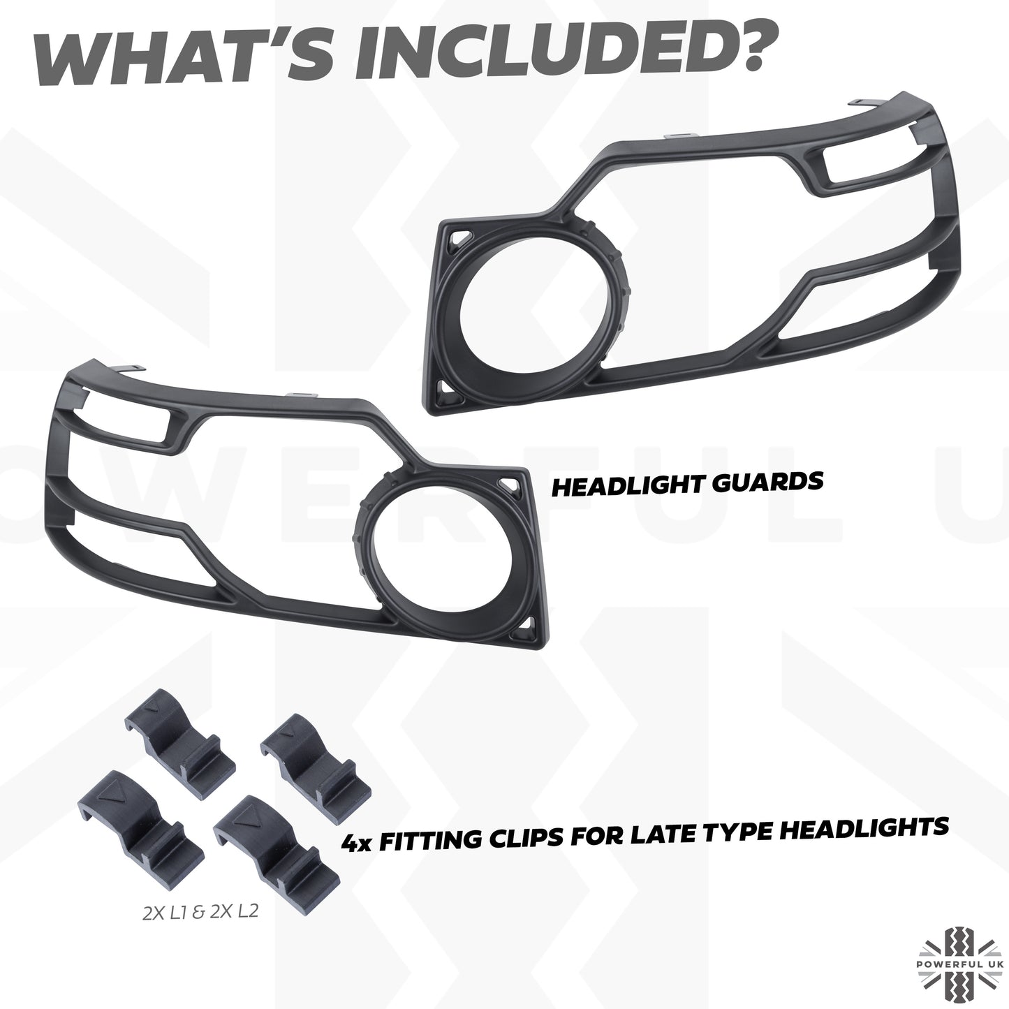 Headlight Guard Kit for Land Rover Freelander 2 - Late Type 2012+