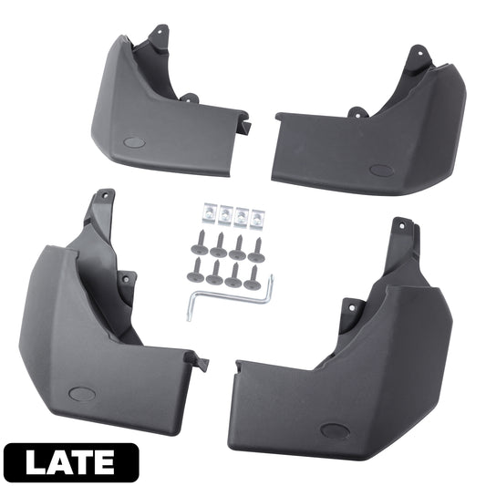 Front & Rear Mudflap Kit for Land Rover Discovery 3/4 - Late Type (2009+)