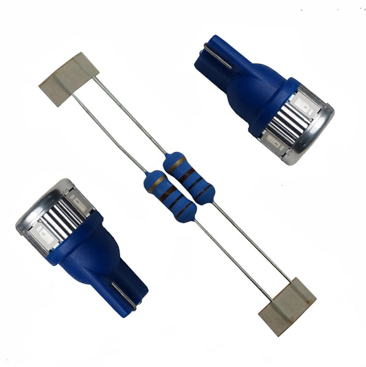 Wing Mirror puddle light lamp BLUE LED bulb upgrade for Range Rover L322