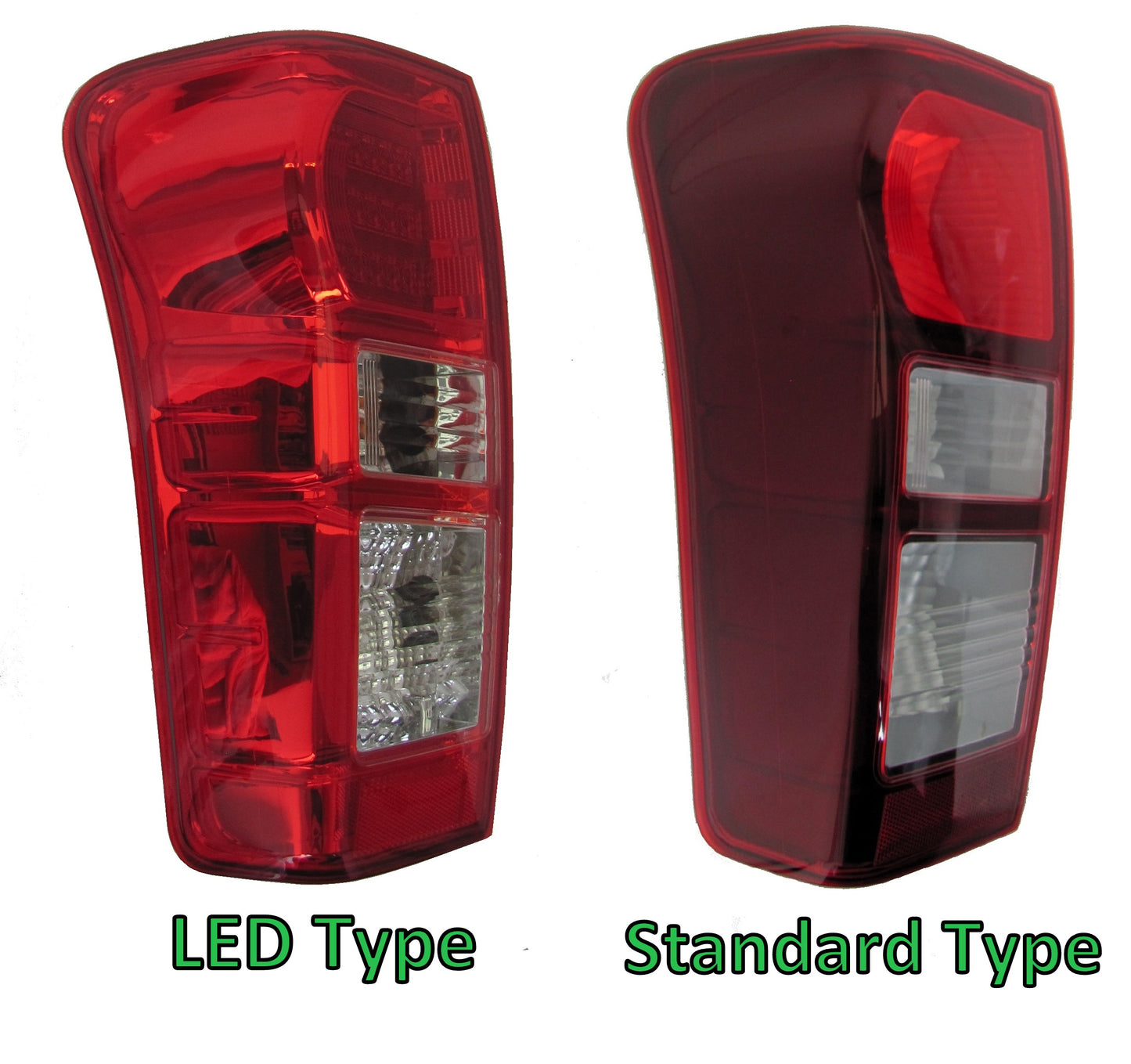 Isuzu Rodeo Dmax Pickup (2012-21) LED Rear Light Assembly + Loom - Type 2 - LH
