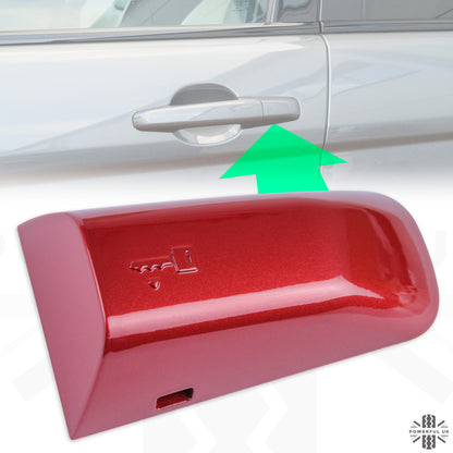 LEFT Door Handle Key Piece for Range Rover Evoque1 L538 - Firenze Red