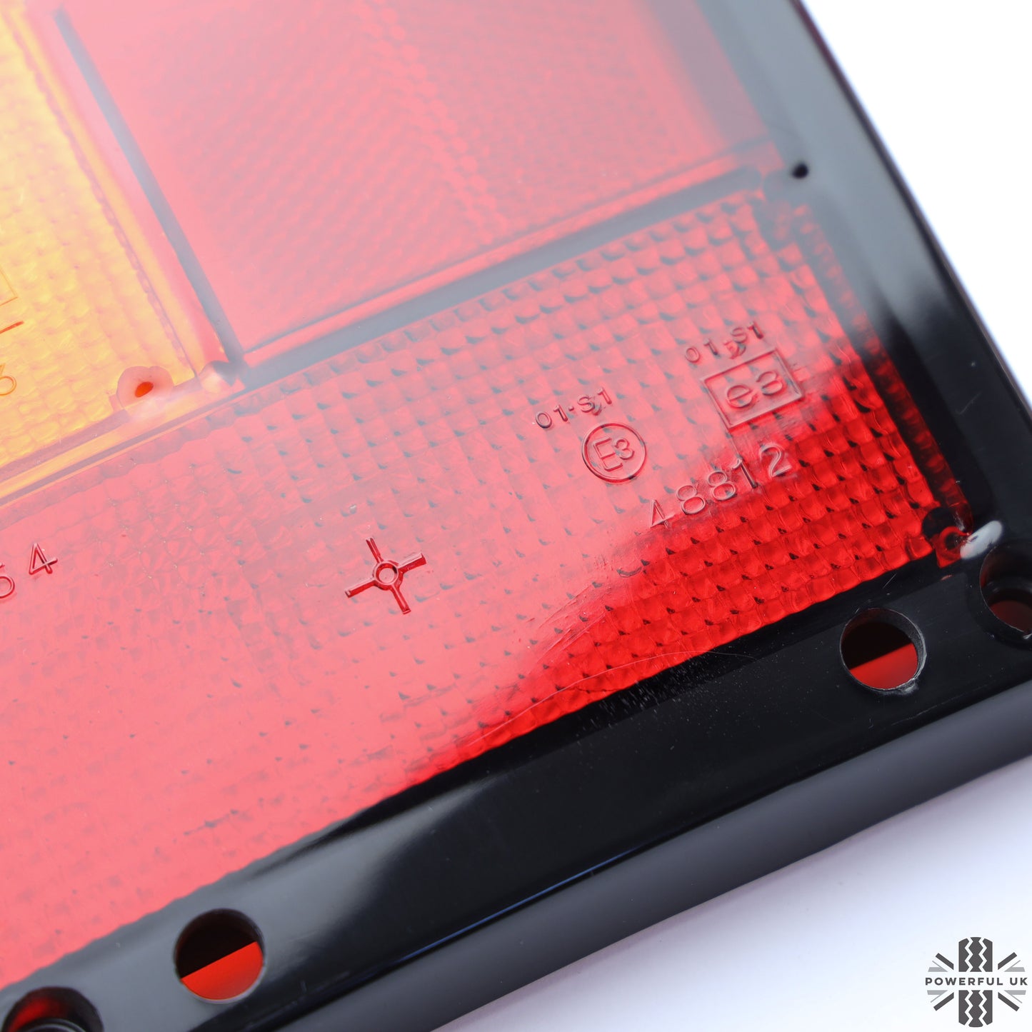 Rear Light Lens for Range Rover Classic - Main Lens - Black Edge - Left Side